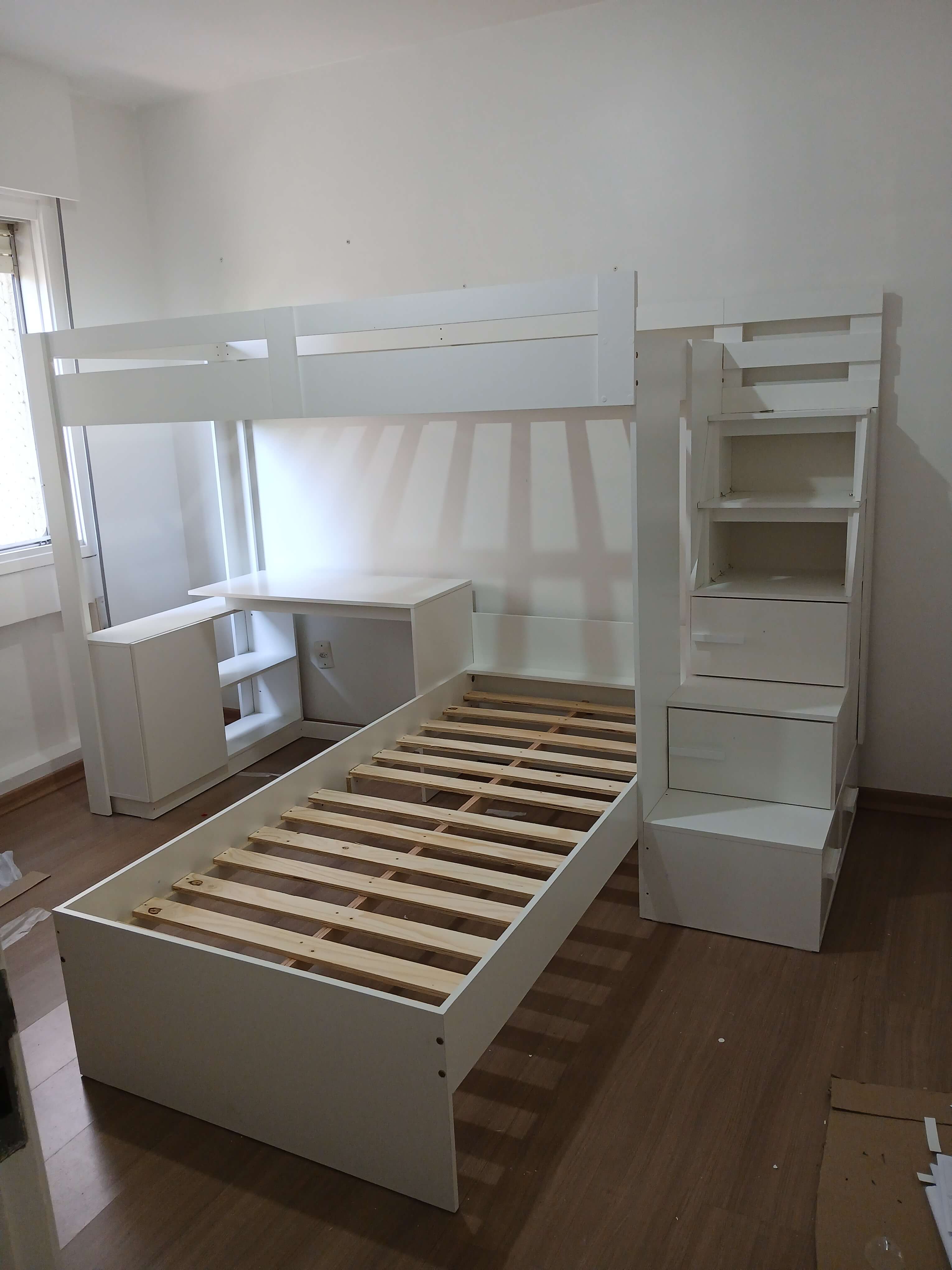 Montagem de beliche infantil